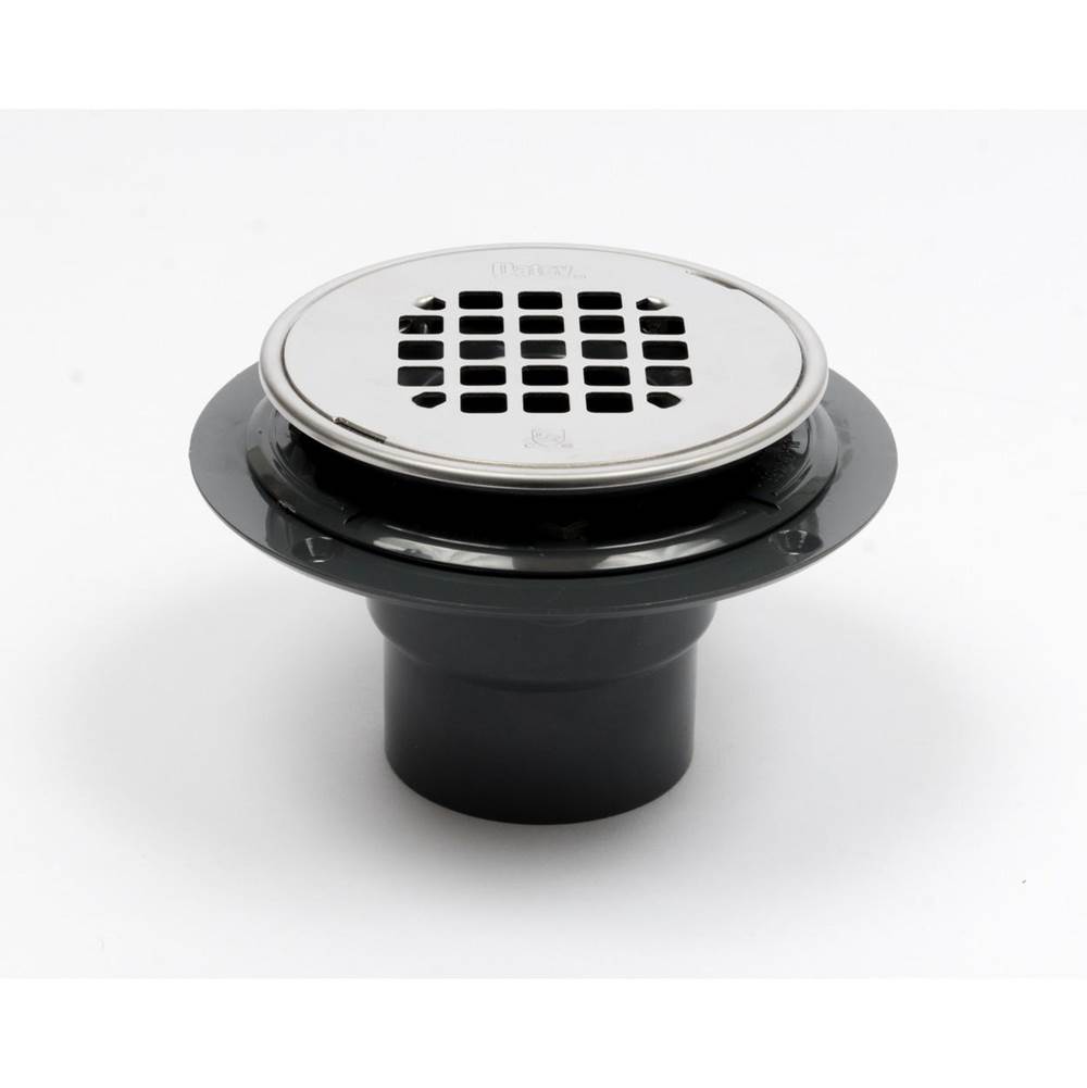 Oatey Abs Rd Low Profile Drain Ss Snap In Strainer W/Ring