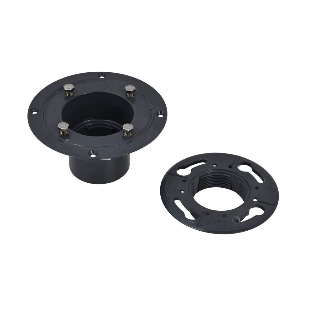 Oatey Pvc Low Profile Drain Base Clamping Collar And Fasteners
