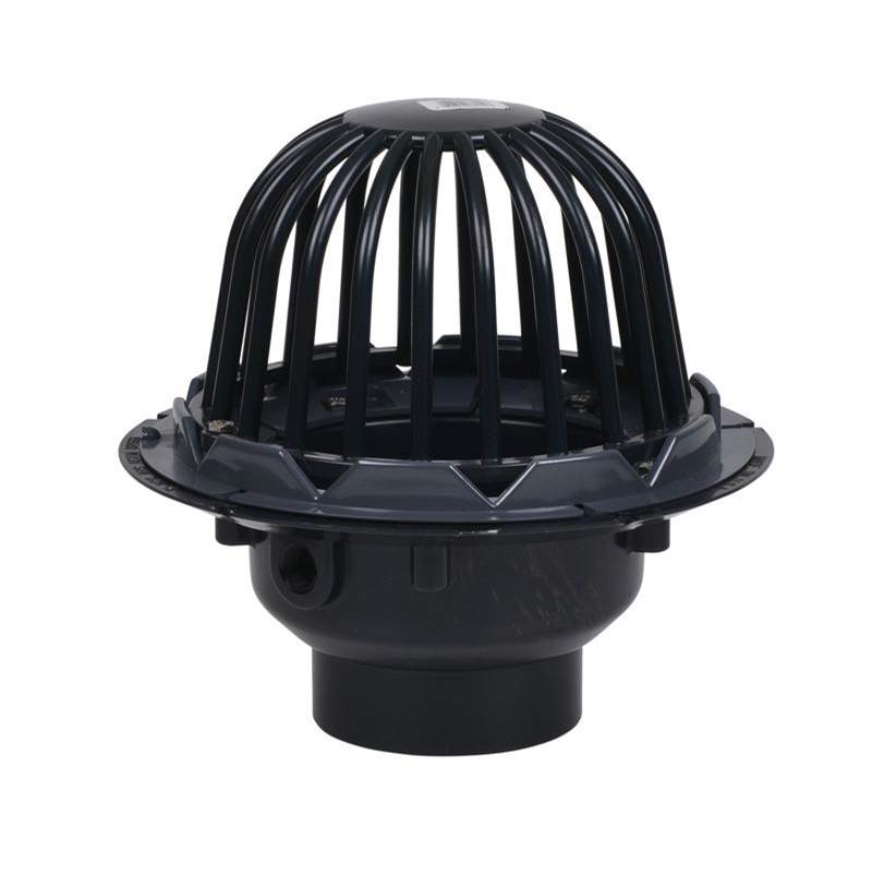Oatey 6 In. Abs Roof Drain W/Abs Dome And Dam Collar