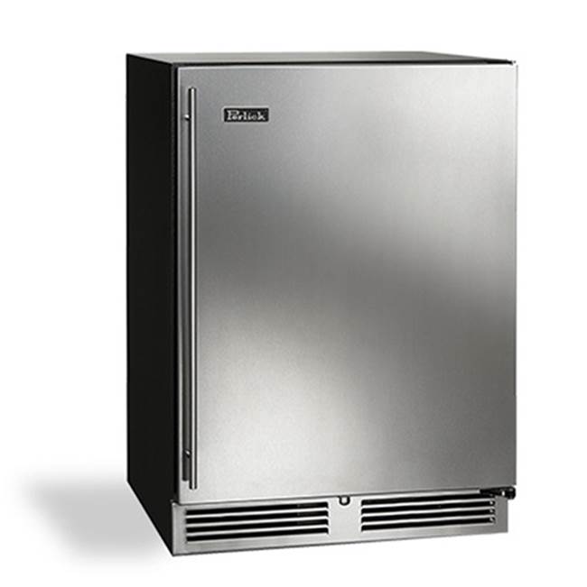 Perlick 24'' C-Series Indoor Wine Reserve with Fully Integrated Panel Ready Solid Door, Hinge Right, with Lock