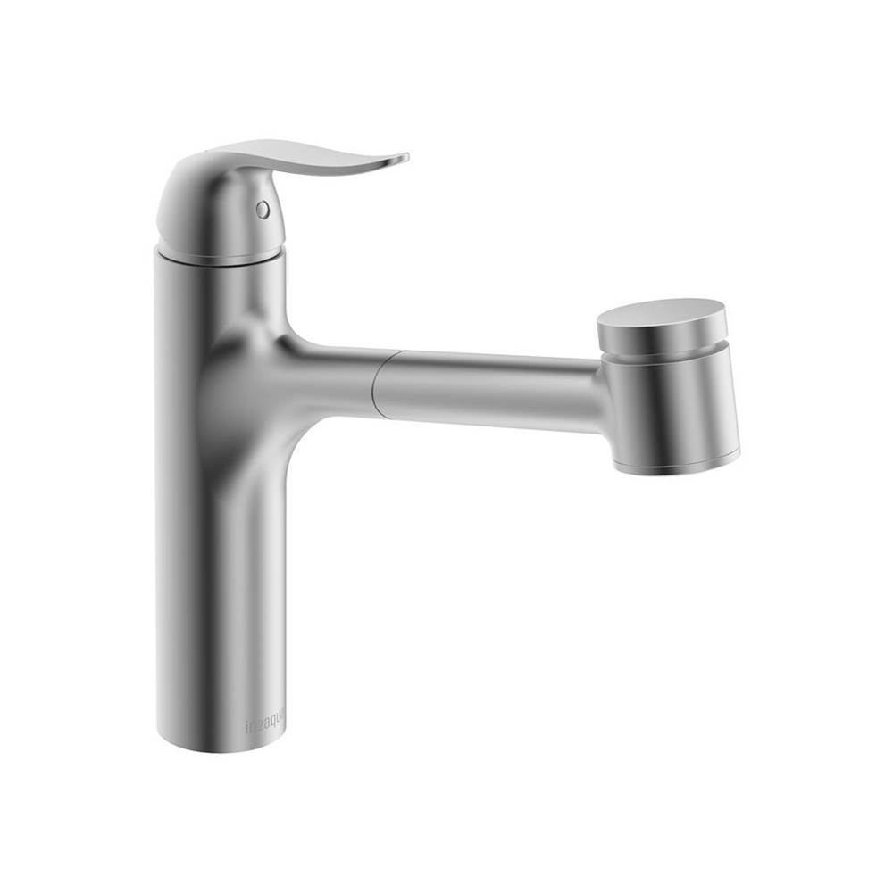 In2aqua Style Single-Lever Kitchen Faucet With Swivel Spout; Pull-Out Spray, Stainless Steel  Finish