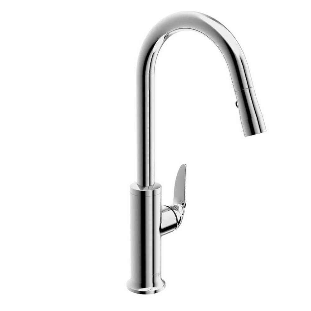 In2aqua Style Single-Lever Kitchen Faucet With Swivel Spout And Pull-Down Spray, Chrome