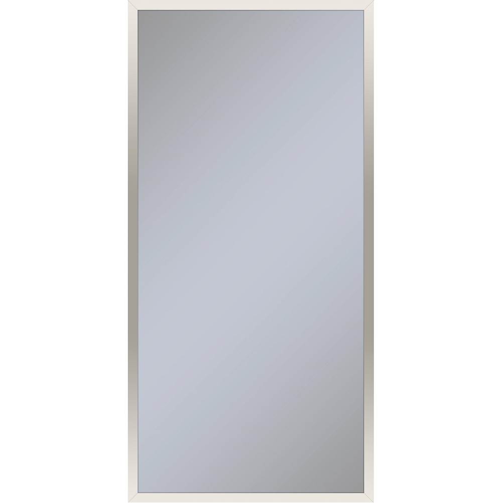 Robern Profiles Framed Cabinet, 20'' x 40'' x 6'', Polished Nickel, Non-Electric, Reversible Hinge