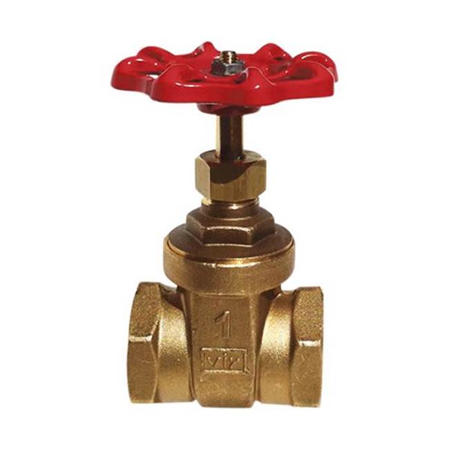 Red-White Valve 3/8 IN 125# WSP,  200# WOG,  Bronze Body,  Threaded Ends