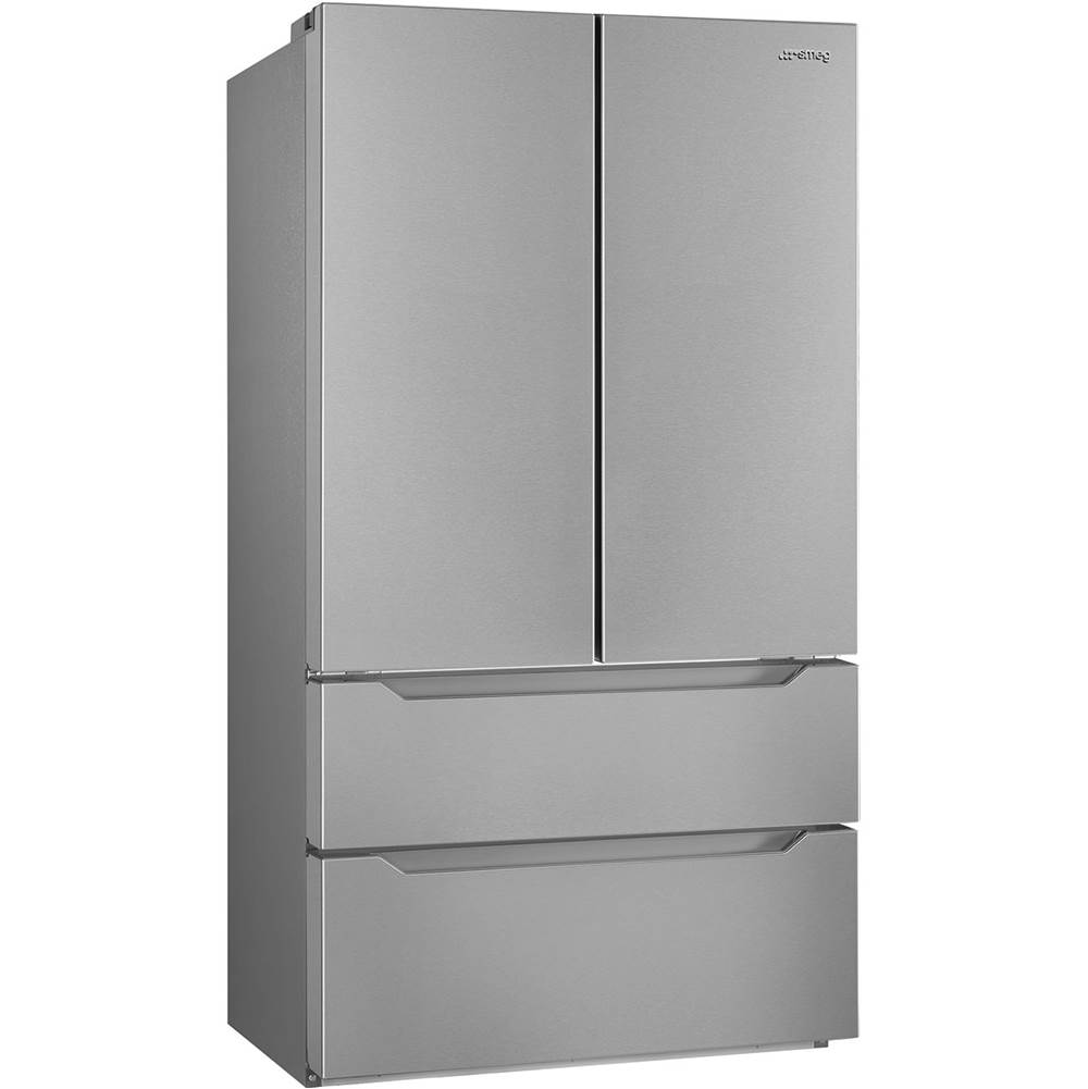 Smeg USA 36'' Free-Standing, French Door, Counter-Depth Refrigerator-Freezer