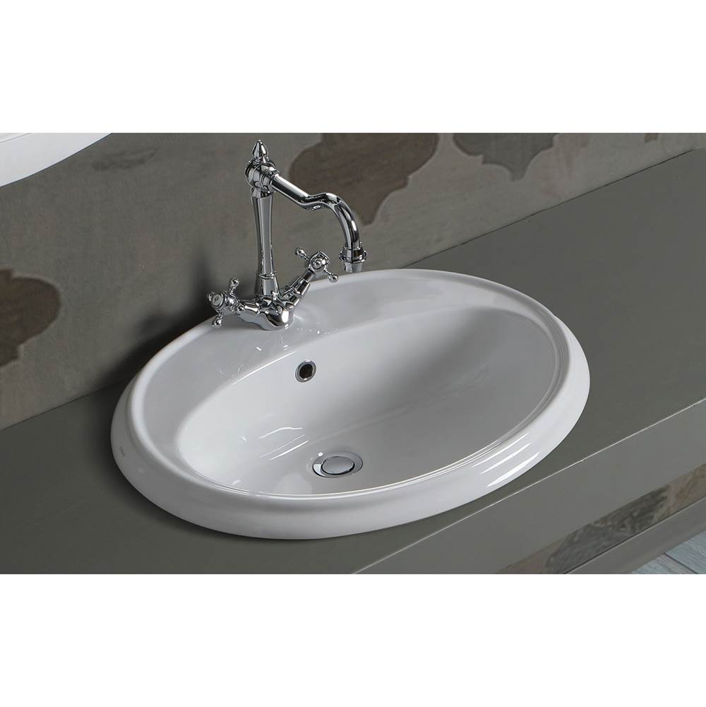 Simas US Semi inset and fully washbasin - 670x490x200mm