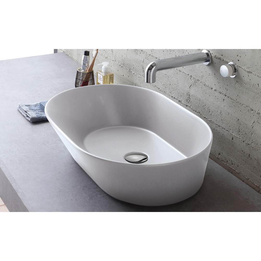 Simas US Countertop washbasin - oval -600x420x165mm