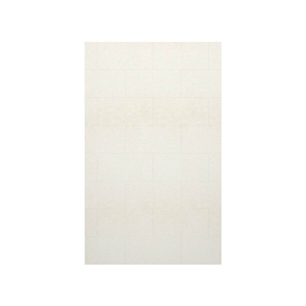 Swan TSMK-9636-1 36 x 96 Swanstone® Traditional Subway Tile Glue up Bathtub and Shower Single Wall Panel in Tahiti White