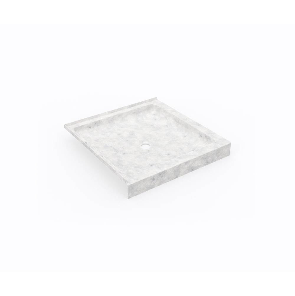 Swan SS-36DTF 36 x 36 Swanstone® Corner Shower Pan with Center Drain in Ice