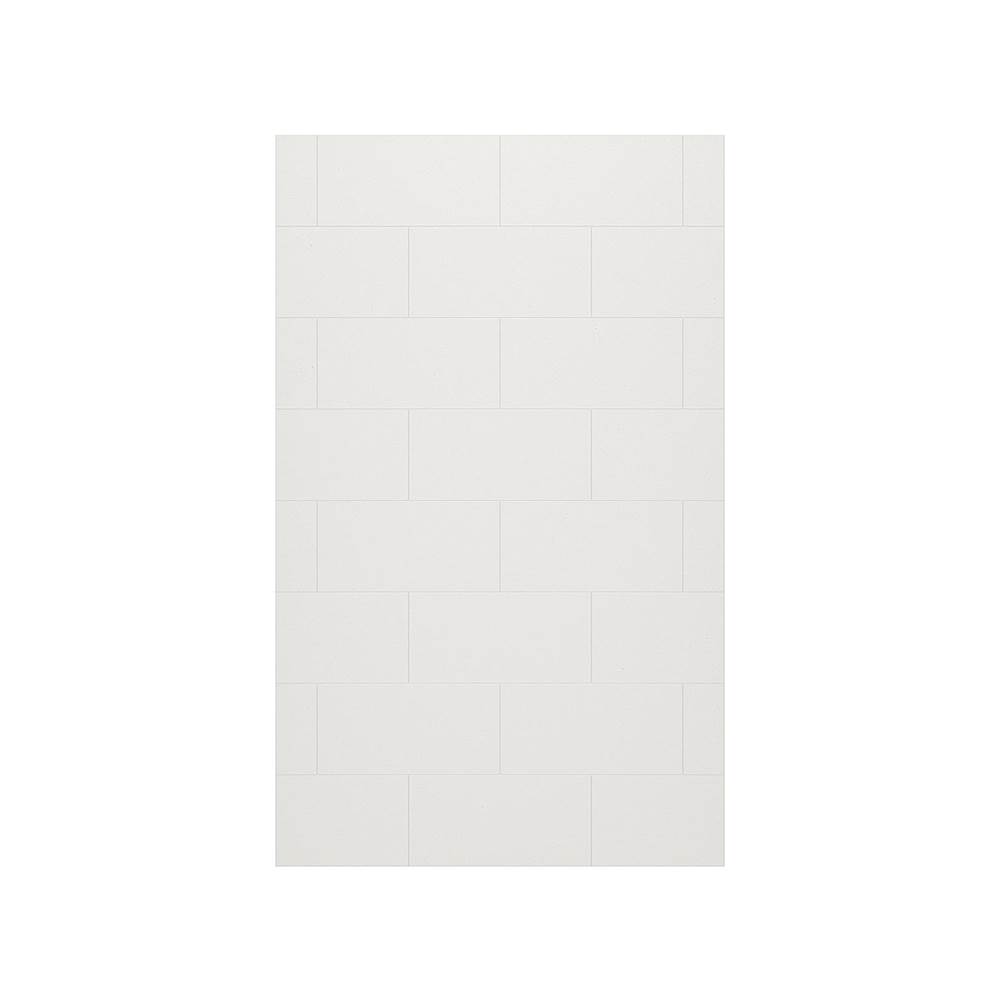 Swan TSMK-8462-1 62 x 84 Swanstone® Traditional Subway Tile Glue up Bathtub and Shower Single Wall Panel in Birch