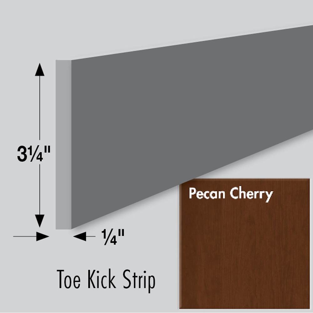 Strasser Woodenworks 3.25 X .25 X 84 Toe Kick Strip Pecan Cherry