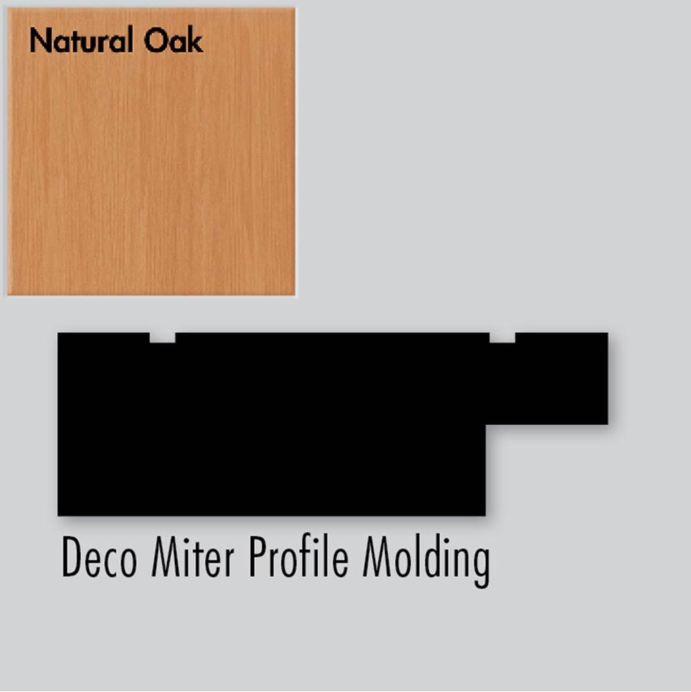 Strasser Woodenworks 2.25 X .75 X 72 Molding Deco Miter Nat Oak