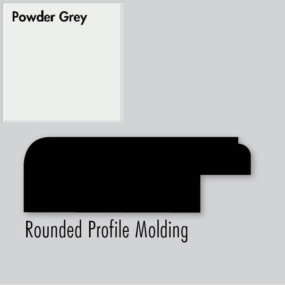 Strasser Woodenworks 2.25 X .75 X 72 Molding Round Powder Grey