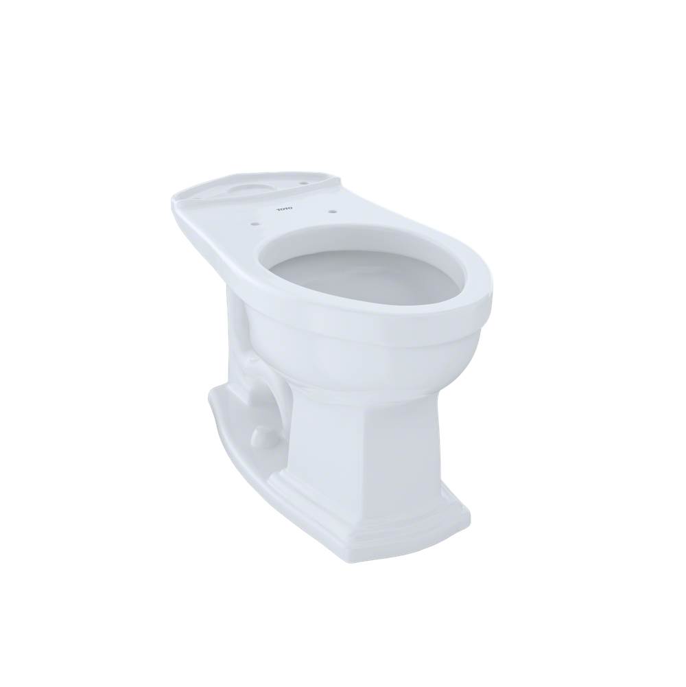 TOTO Toto® Eco Clayton® And Clayton® Universal Height Elongated Toilet Bowl, Cotton White