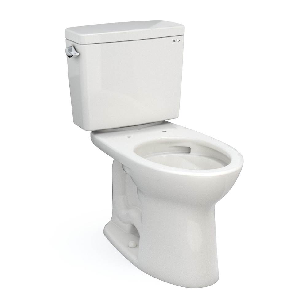 TOTO Toto® Drake® Two-Piece Elongated 1.6 Gpf Tornado Flush® Toilet With Cefiontect®, Colonial White