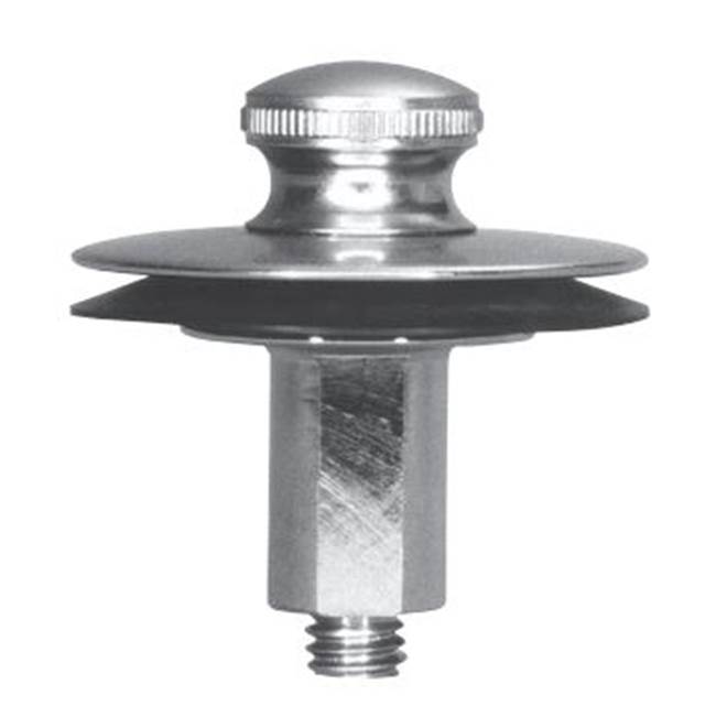 Watco Manufacturing Push Pull Replacement Stopper With 5/16 And 3/8 Pins Chrome Brushed