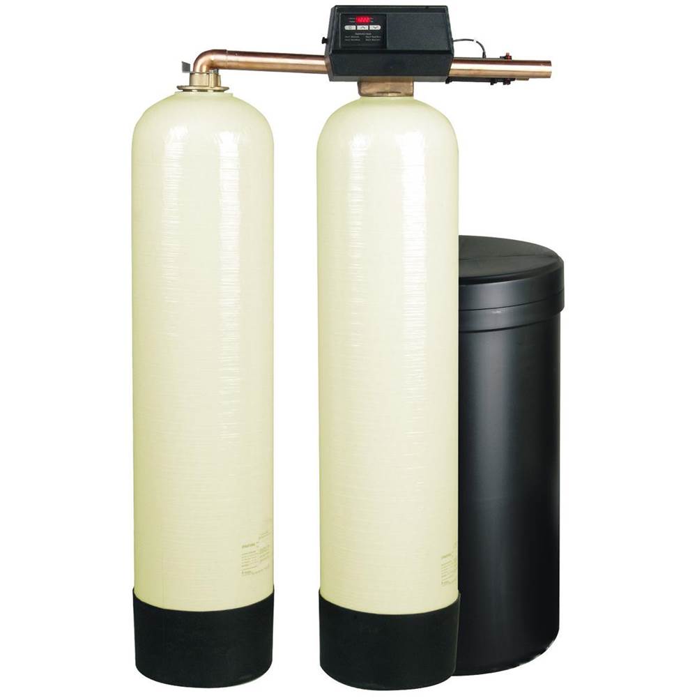 Watts 1 1/2 In X 12 In Almond Mineral Hardness Removal Twin Alternating Water Softening System