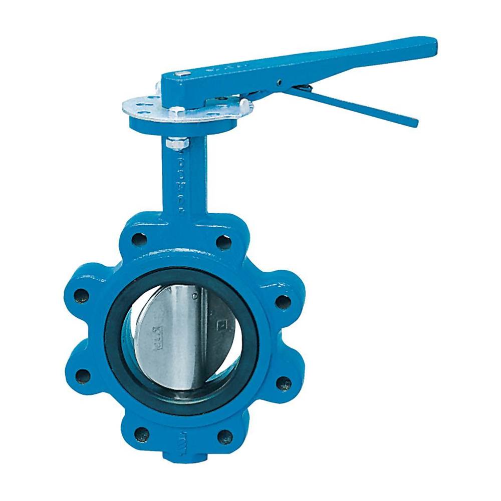 Watts 10 In Domestic Butterfly Valve, Full Lug, Ductile Iron Body, 316 Ss Disc, 316 Ss Shaft, Epdm Seat, Gear Operator