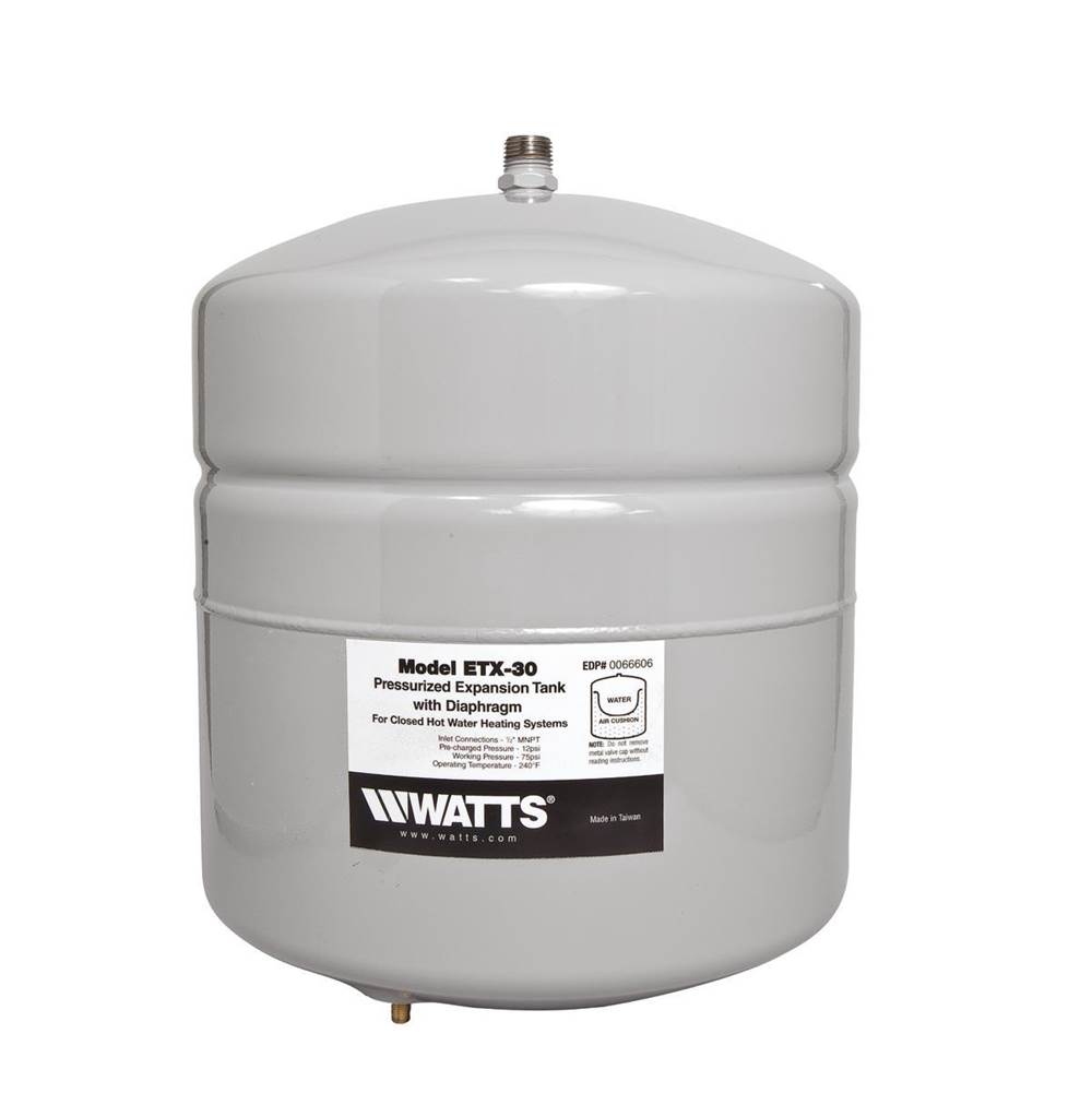 Watts Non-Potable Water Expansion Tank, Tank Volume 4.5 Gallons, Mounts To Supply Piping, 1/2 In Mnpt Connection