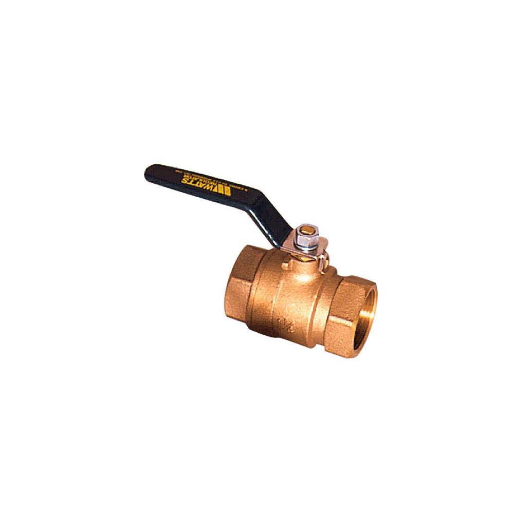 Watts 3/4 In Lead Free Bronze 2-Piece Full Port Ball Valve, Threaded Ends