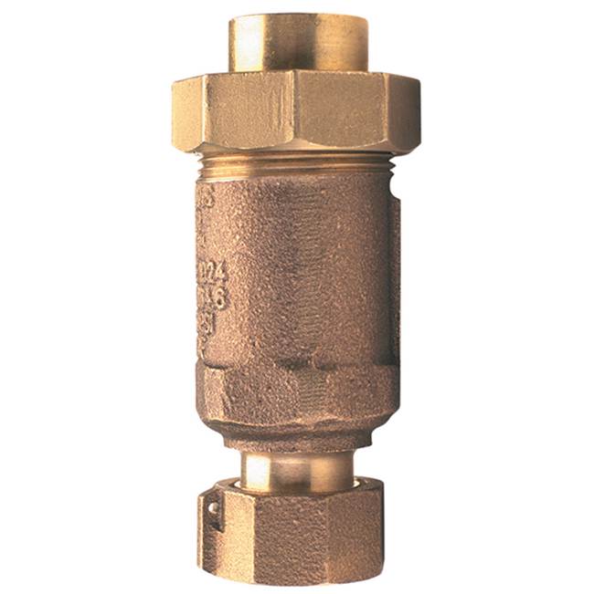 Zurn Industries 700XL Dual Check Valve with 1'' female union inlet x 3/4'' female outlet