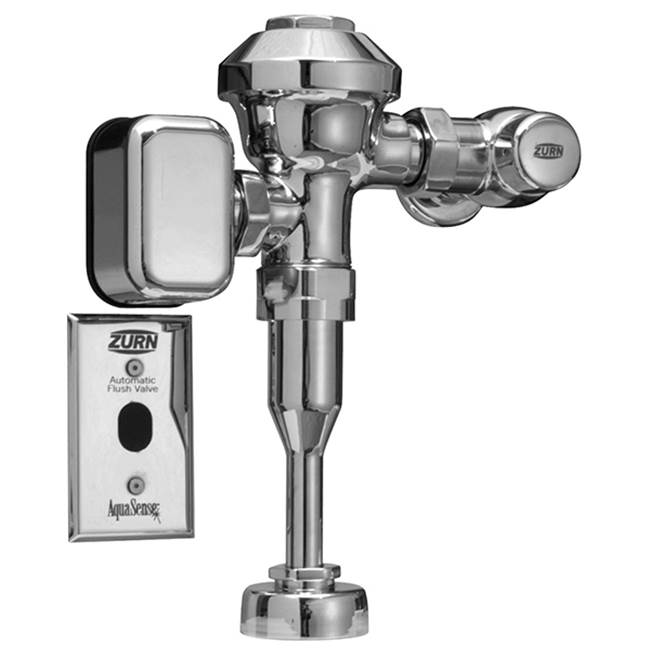 Zurn Industries Zurn AquaVantage® AV ZEMS-IS Connected, Exposed Sensor Hardwired Diaphragm Water Closet Flush Valve 1.1 gpf in Chrome