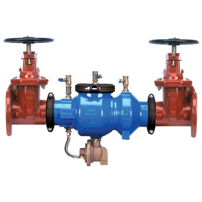 Zurn Industries 4'' 375A Reduced Pressure Principle Backflow Preventer with grooved end Butterfly gate Vlvs